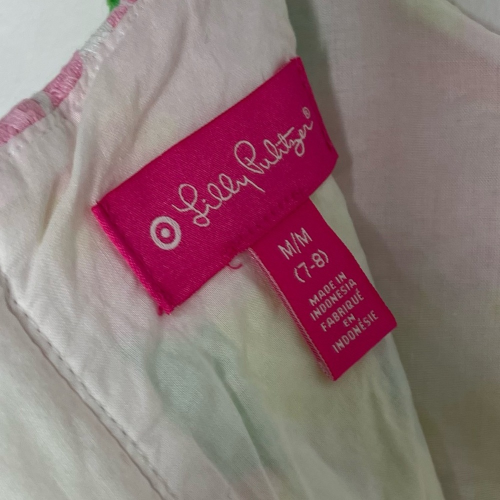 Lilly Pulitzer For Target flamingo print lace shift sleeveless dress Medium - Picture 14 of 15